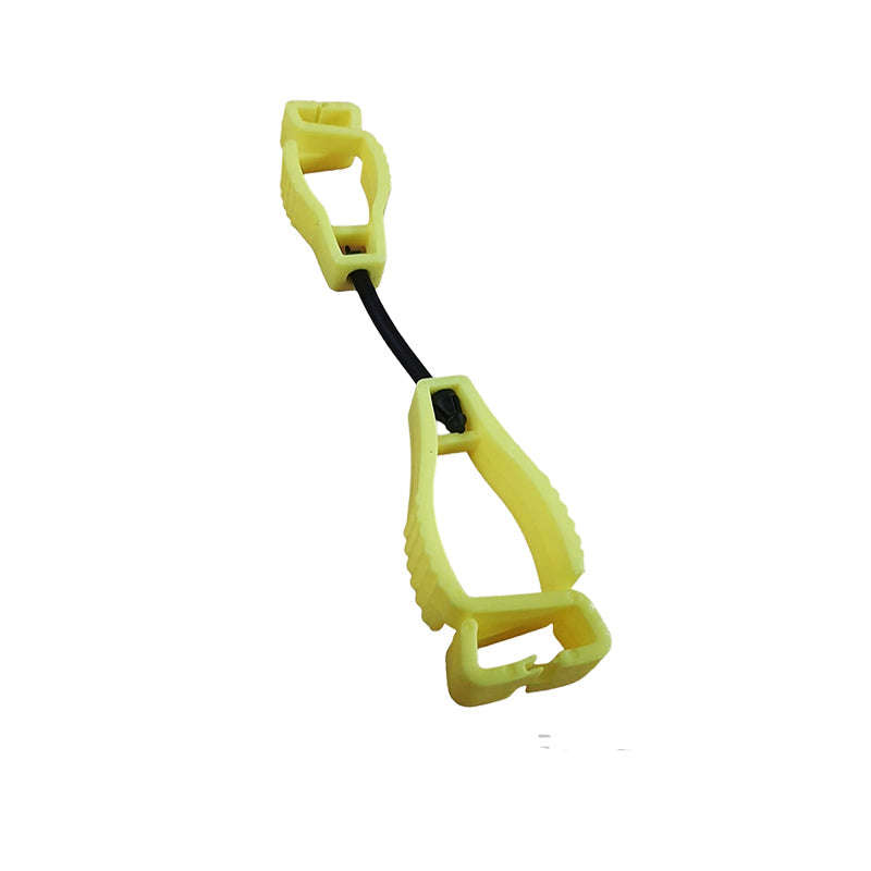 PIONEER SAFETY Glove Clip Plastic Lime Green GCLIPP01