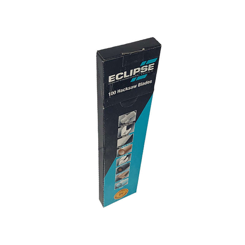 ECLIPSE Hacksaw Saw Blade High Speed Steel Shatterproof 18 Teeth Per Inch ( Box of 100 )