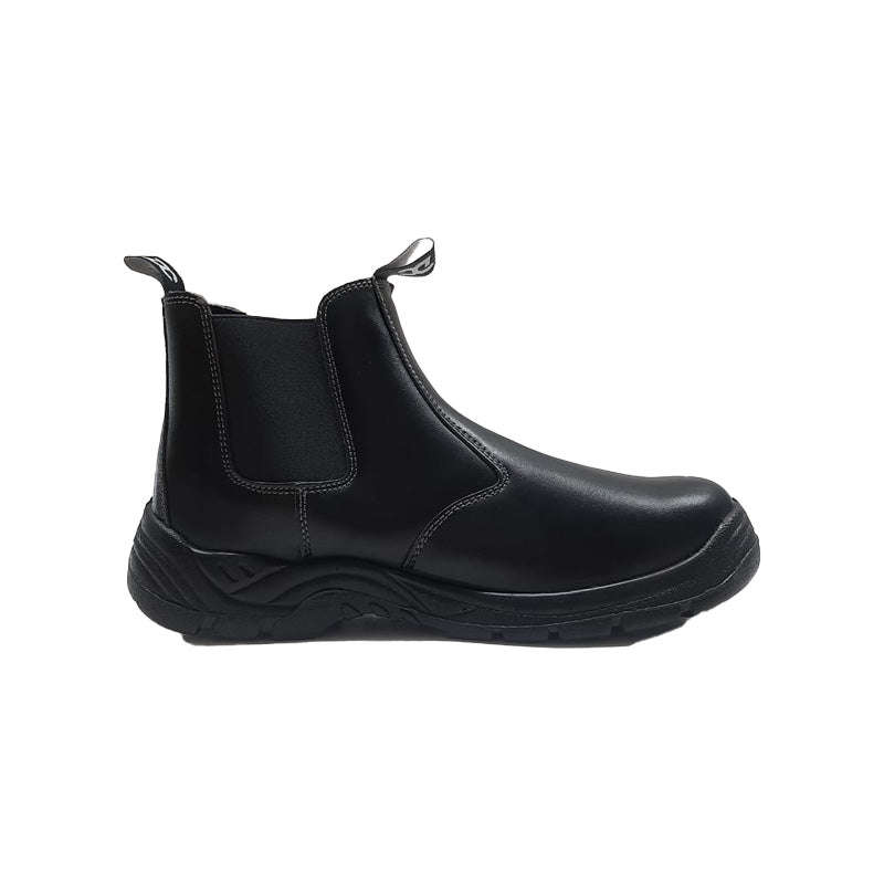 DOT SAFETY Chelsea Contractors Steel Toe Boot Black