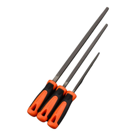 HARDEN 8"  Square Second Cut File With Soft Handle (200mm)