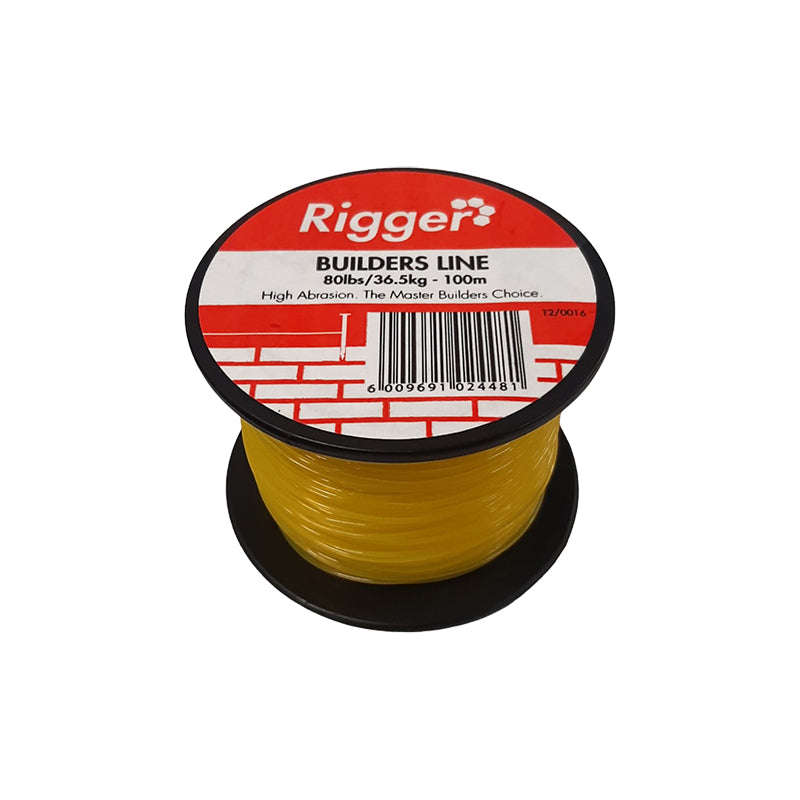 RIGGER Nylon Line Builders Reel 80lbs/0.9mm x 100m