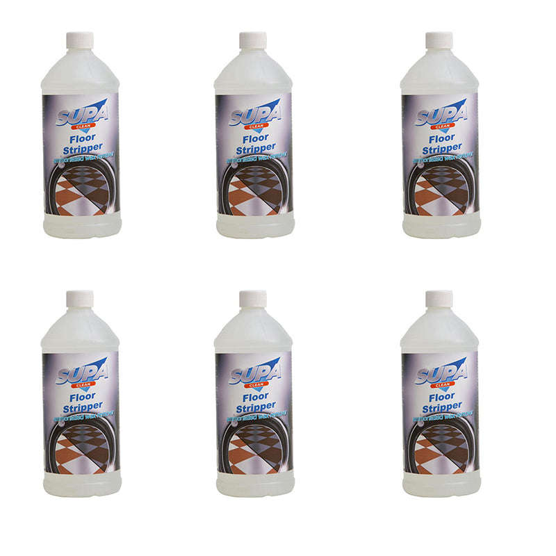 SUPA CLEAN Floor Stripper 1 Litre ( 6 Pack )