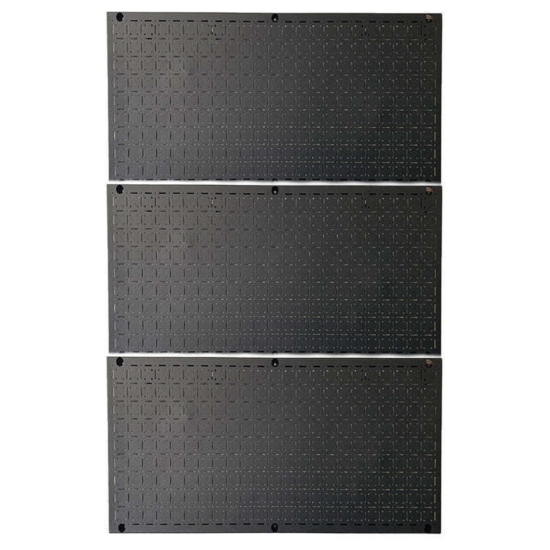 CLIP-FIT Powder Coated Mild Steel Pegboard 1200mm x 500mm ( Pack of 3 )