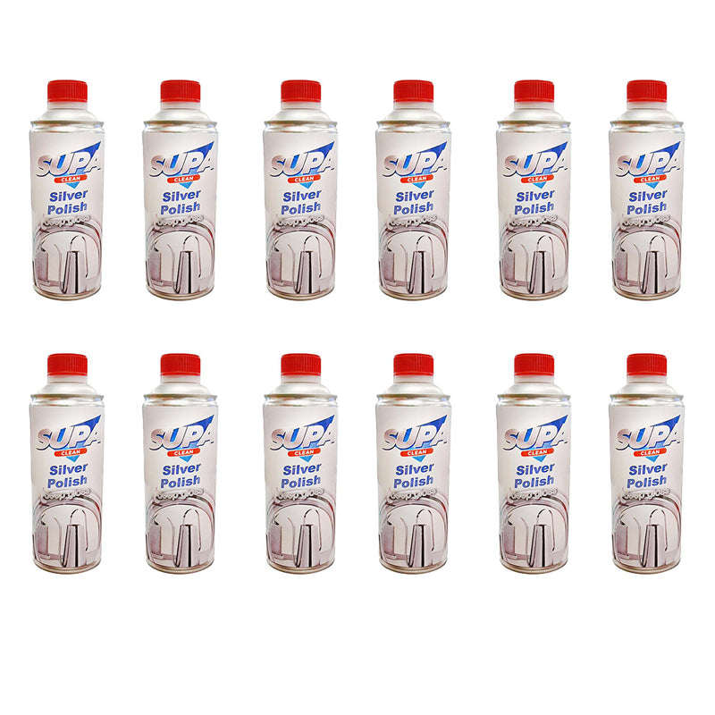 SUPA CLEAN Silver Polish High Gloss 500ml ( 12 Pack )