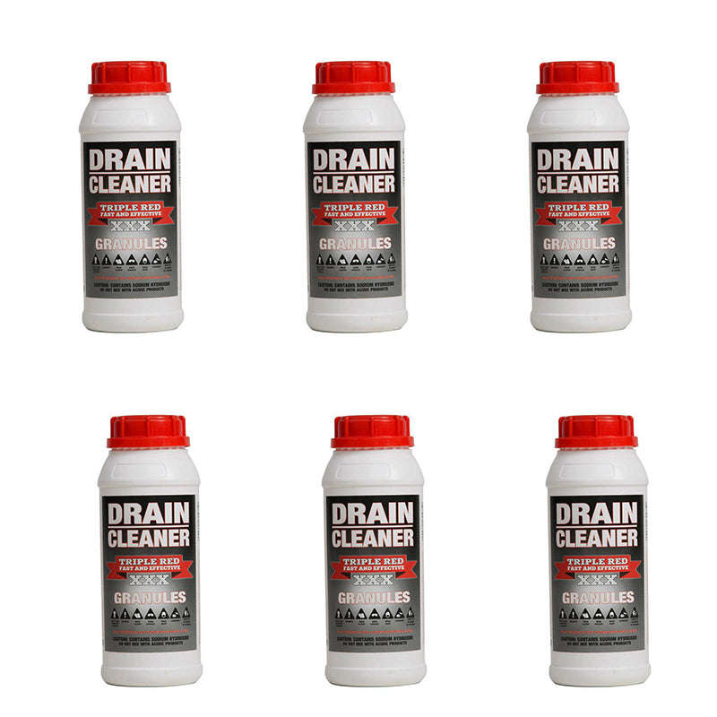 Triple Red Drain Cleaner Granules 1Kg ( 6 Pack )