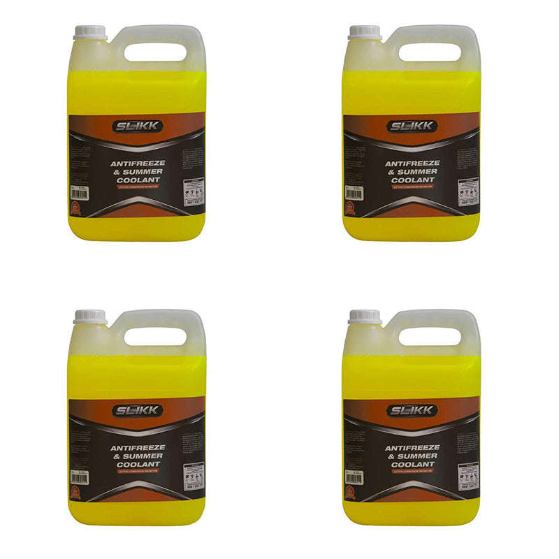 SLIKK Antifreeze & Summer Coolant 5 Litre ( 4 Pack )
