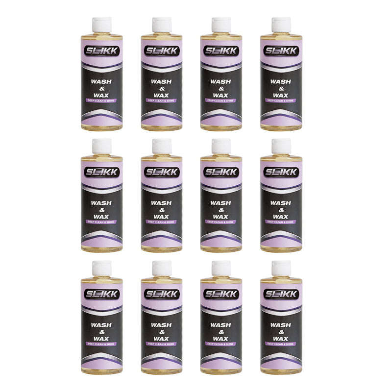 SLIKK Wash & Wax Car Shampoo 500ml ( 12 Pack )
