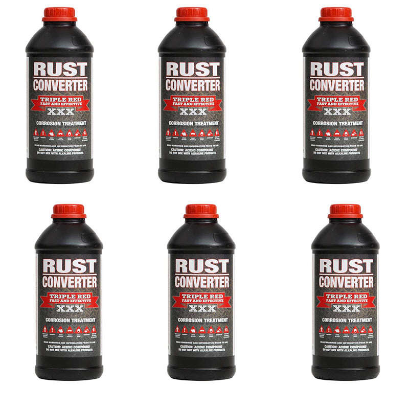 TRIPLE RED Rust Converter 1 Litre ( 6 Pack )