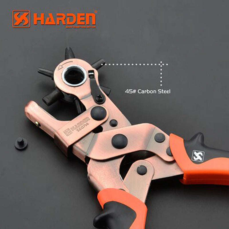 HARDEN Pro Rotary Punch With Multi Hole 250mm