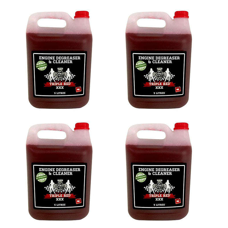 TRIPLE RED Engine Degreaser Cleaner 5 Litre ( 4 Pack )