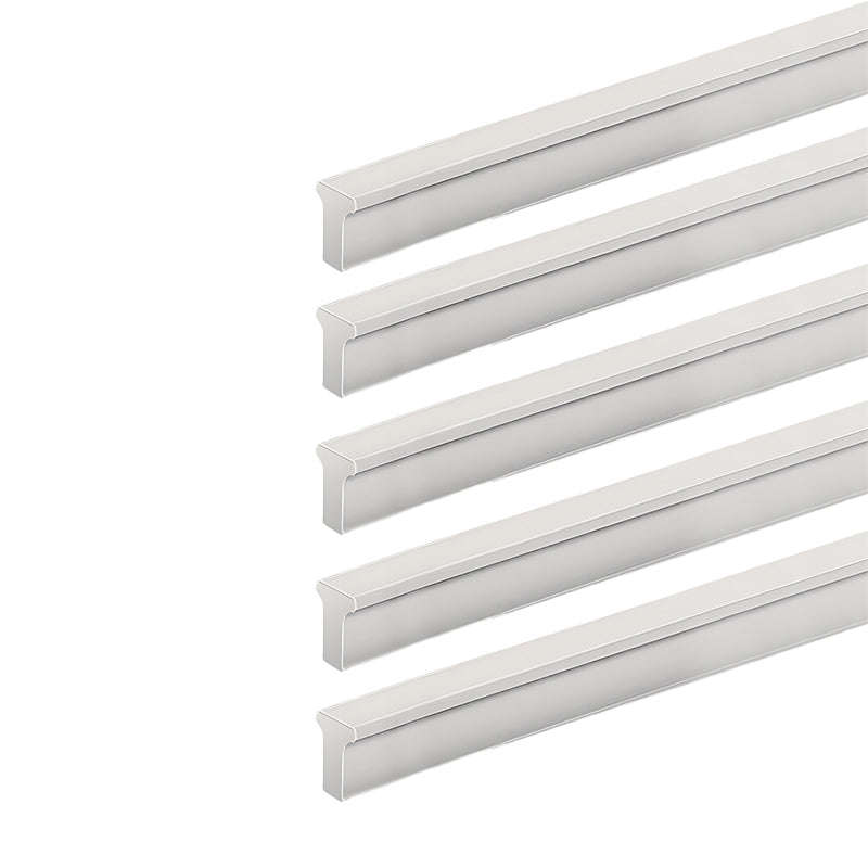 ROCO T Strip Cupboard Handle Brushed Nickel 150mm ( 5 Pack )
