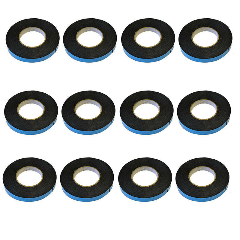 Badgemount Tape Black W/P 8x18x15 NT Roll PTH ( 12 Pack )