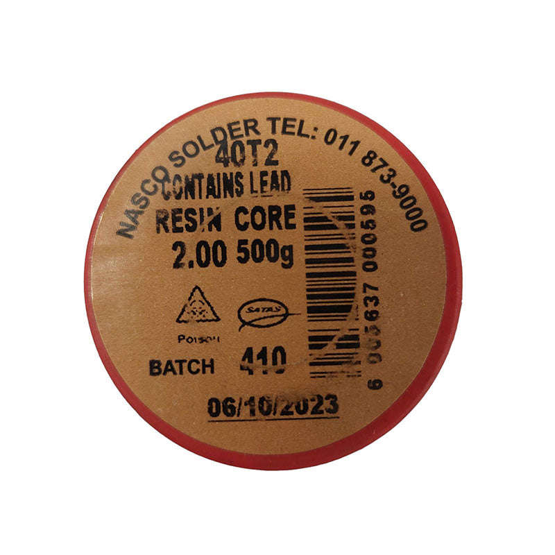 NASCO Solder Resin Core Reel 40t 2.0mm 500g