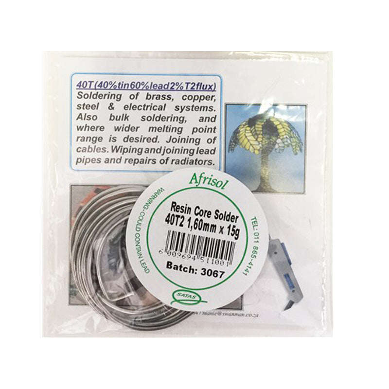 AFRISOL Solder Resin Core 40T 1,6mm 15g