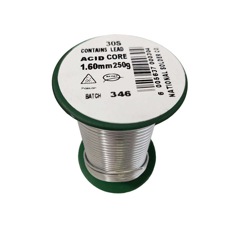 NASCO Solder Acid Core Reel 1.6mm 250g