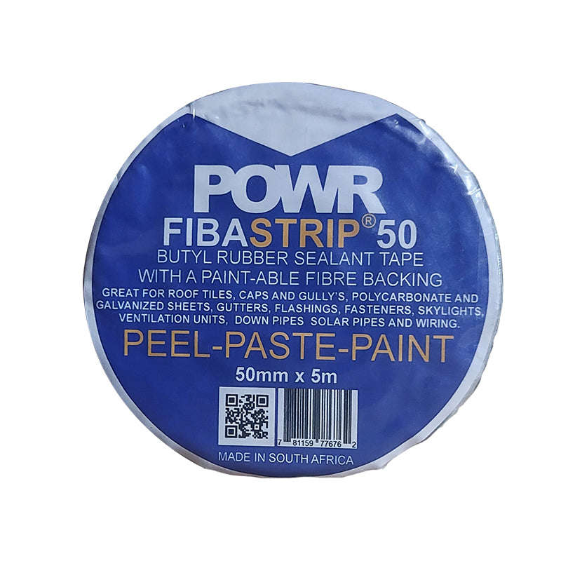 POWR FibaStrip Butyl Rubber Sealant Tape 50mm x 5m