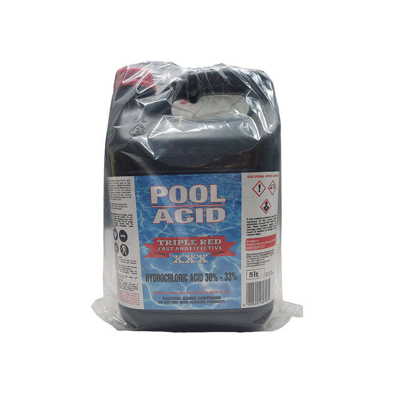 TRIPLE RED Pool Acid 5 Litre