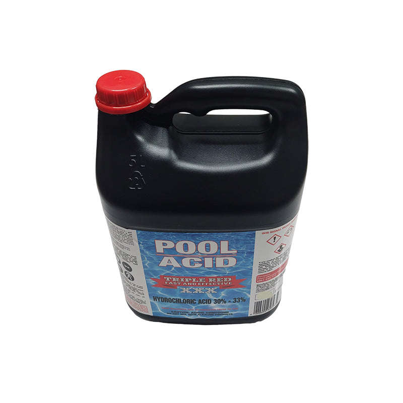 TRIPLE RED Pool Acid 5 Litre