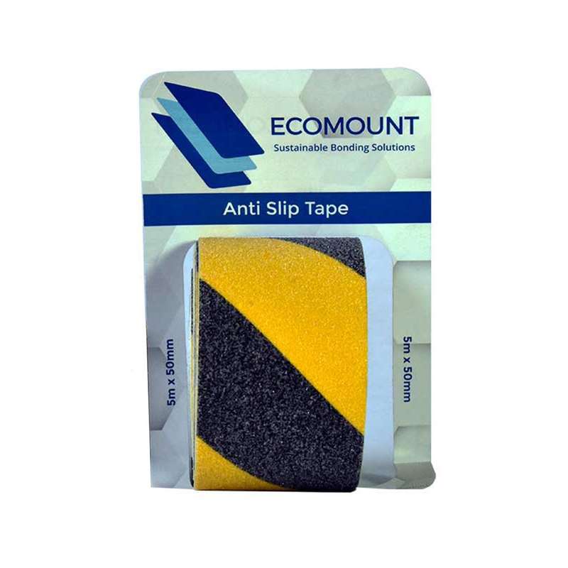 Anti Slip Tape 50 x 5 MT Black/Yellow ( 6 Pack )