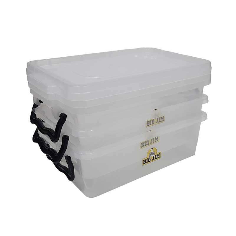 BIG JIM Storage Bin Multibox Set 8 Litre 3 Piece