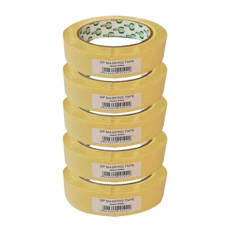 Masking Tape Avast General Purpose 24mmx40m ( 5 Pack )