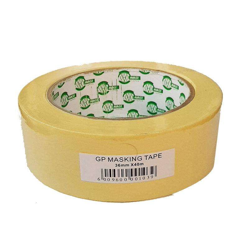 Masking Tape Avast General Purpose 36mmx40m ( 5 Pack )