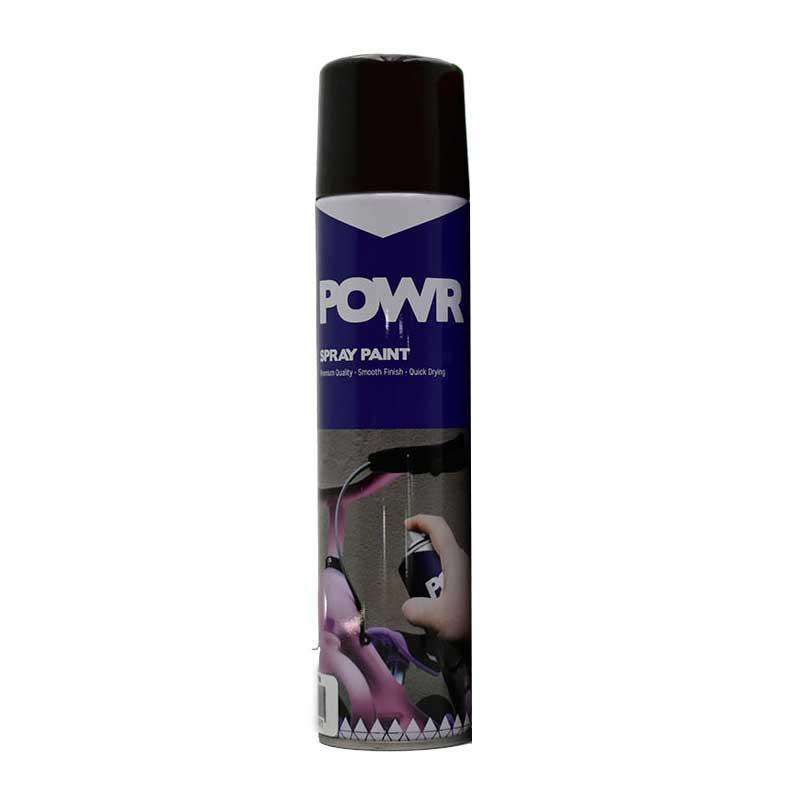 POWR Heat Resistant Spray Paint Black Engine 300ml ( 12 Pack )