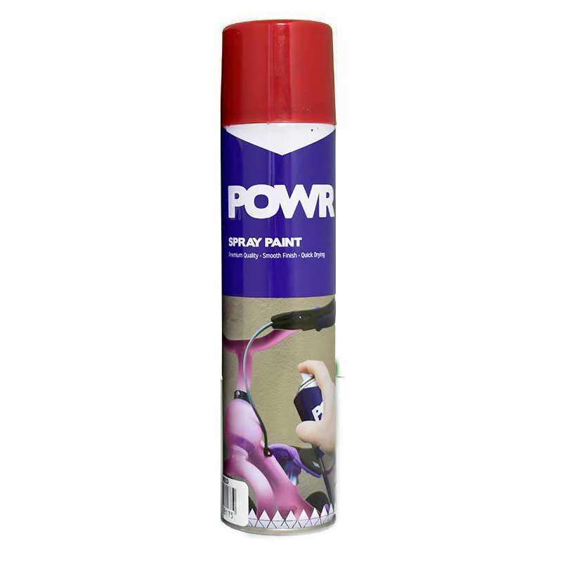 POWR Heat Resistant Spray Paint Red 300ml ( 12 Pack )