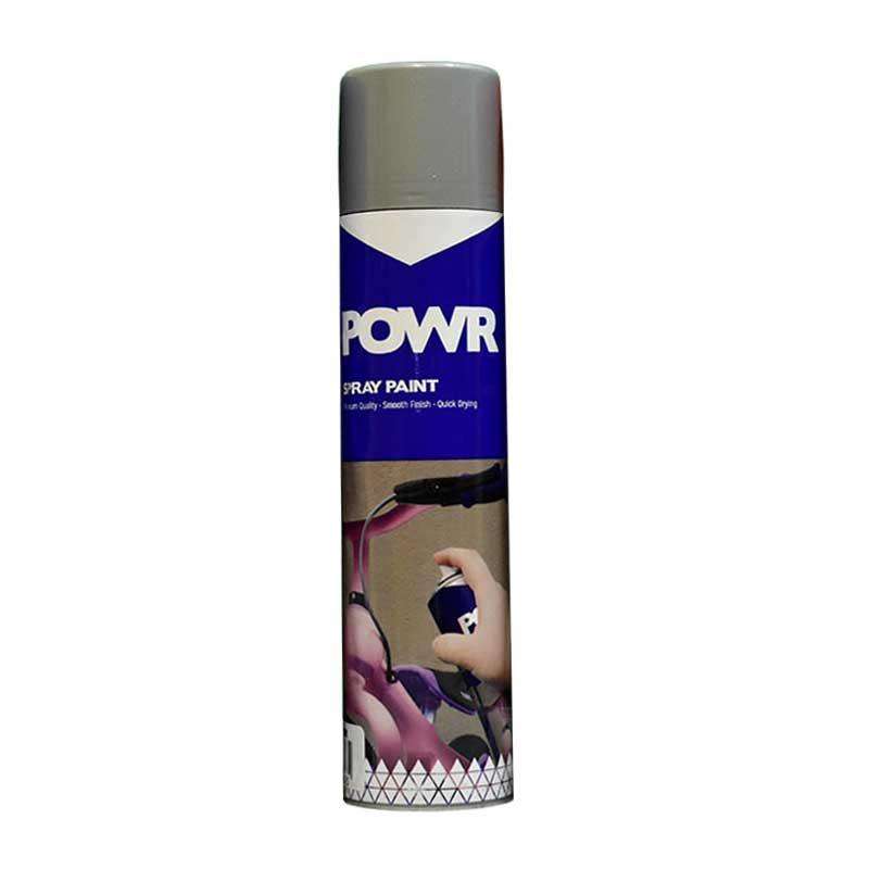 POWR Heat Resistant Spray Paint Silver 300ml ( 12 Pack )