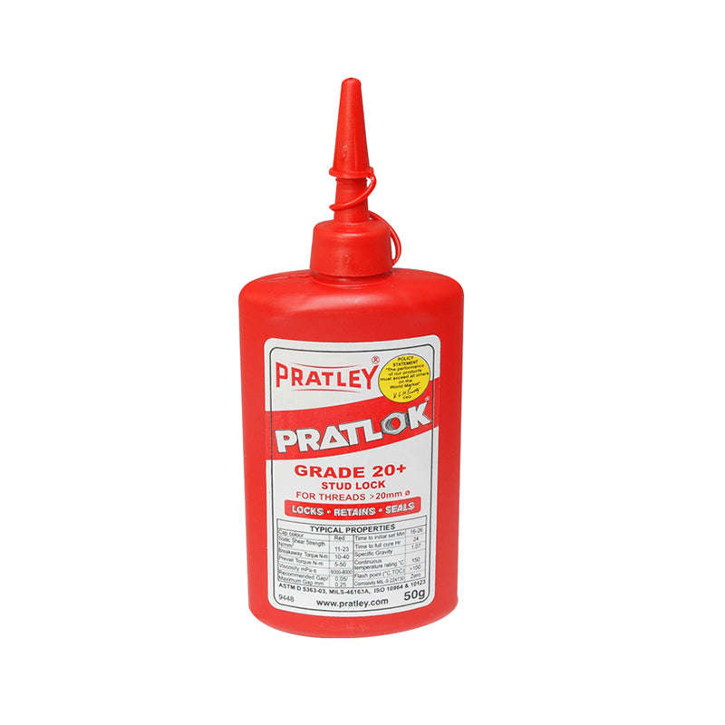 PRATLEY Adhesive Studlock 50gr Grade 20+ ( 4 Pack )
