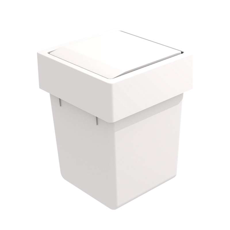 ROCO Onda Door Mounted Bin White 5 Litre