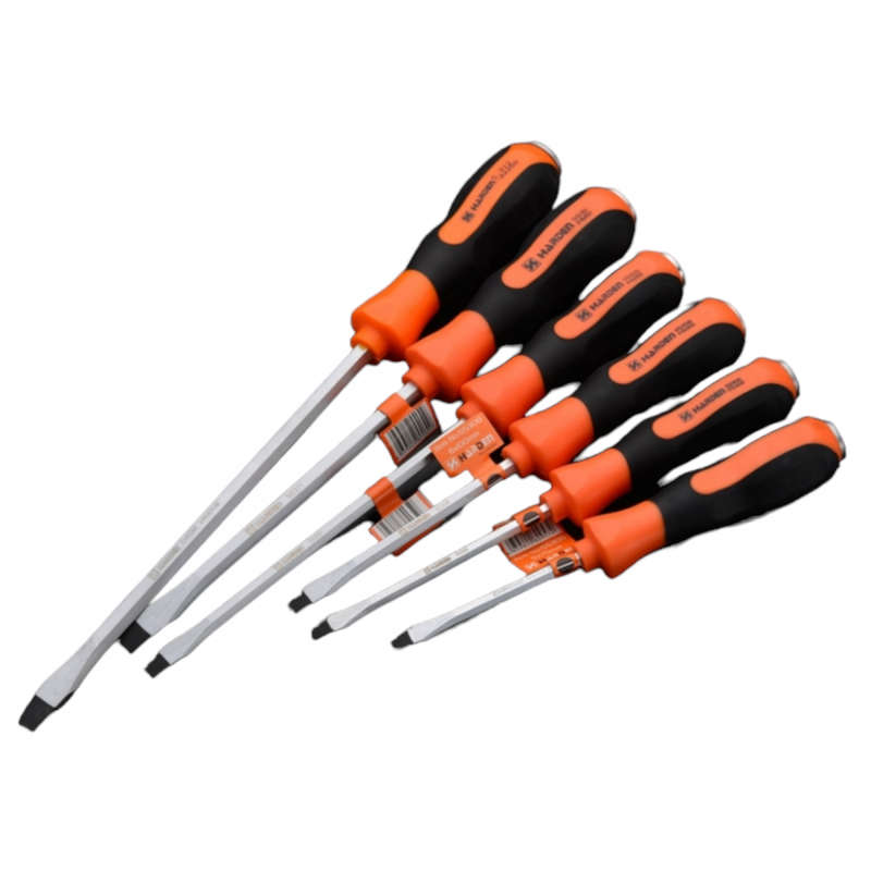 HARDEN Slotted Screwdriver Set Impact 8mm X 200mm