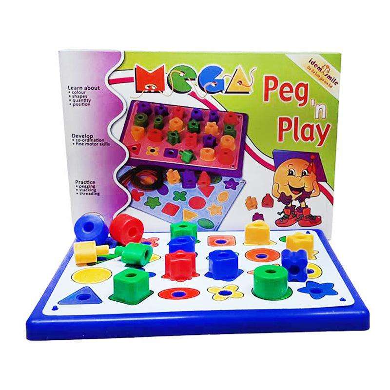 SMILE EDUCATION TOYS Mega Peg n Play Age 2+
