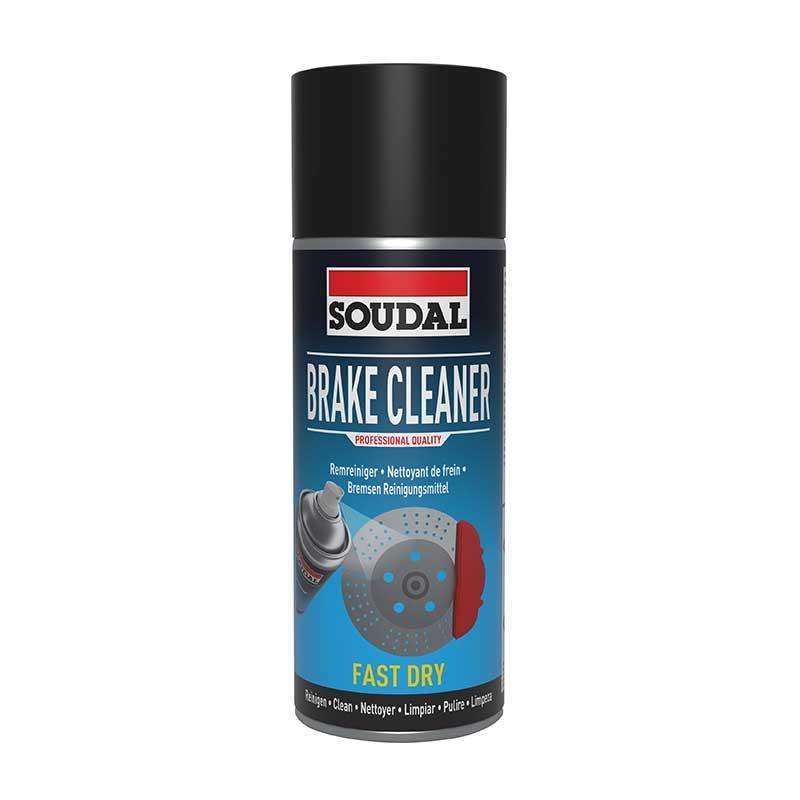 SOUDAL Brake Cleaner Fast Dry Aerosol Professional Quality 400ml