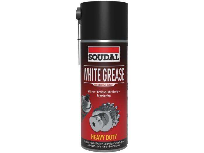 SOUDAL Lubricant White Grease Heavy Duty Professional Use Spray 40ml