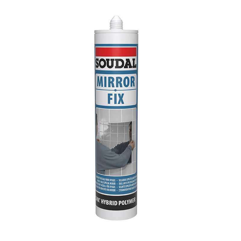 SOUDAL Mirror Fix Hybrid Polymer Sealant Adhesive 290ml