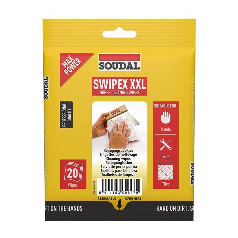 SOUDAL Swipex Heavy Duty Cleaning Cloths XXL 20 Piece