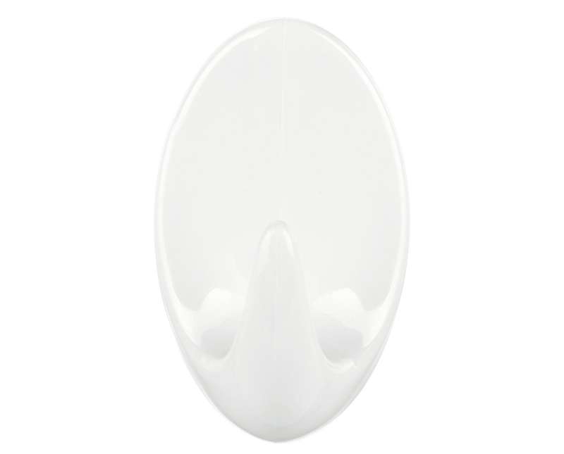 TESA Permanent Hooks Oval Large 2 Hooks White