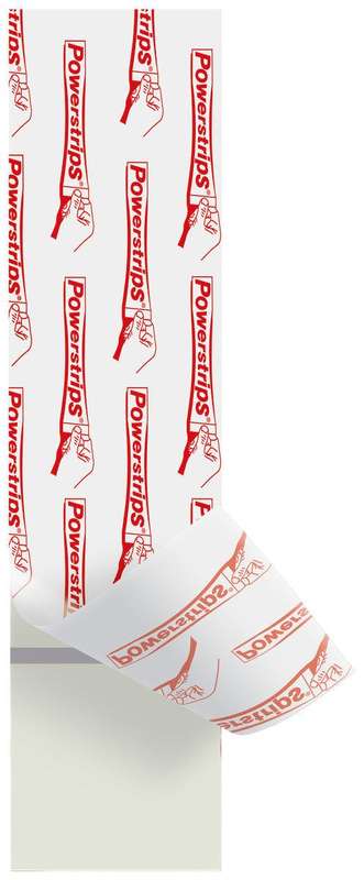 TESA Powerstrips Sensitive Surface 1kg 6 Adhesive Strips Wallpaper/Plaster