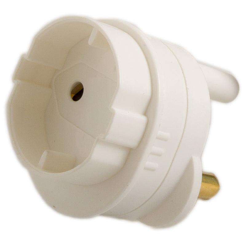 UNITED ELECTRICAL 1 Round Schuko Adaptor (R16)