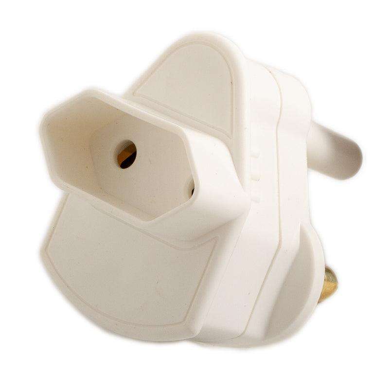 UNITED ELECTRICAL 1 Way Adaptor 5Amp Top Entry Euro-mate (R17)