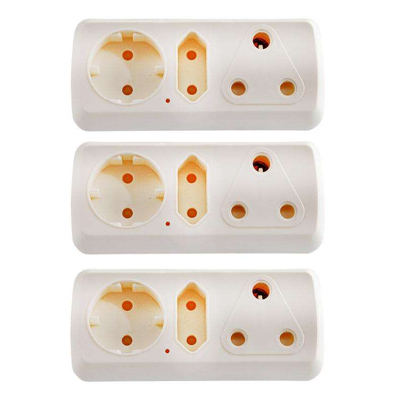 UNITED ELECTRICAL 3 Way Adaptor ( 3 Pack )