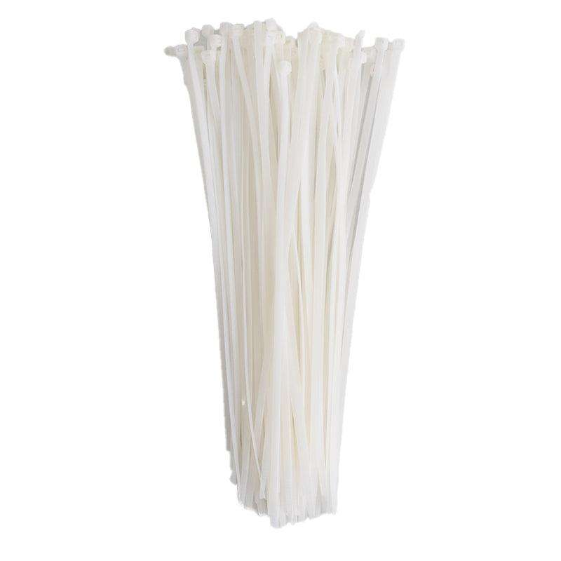 UNITED ELECTRICAL Cable Tie White 400mm X 4.6mm ( Pack of 100 )