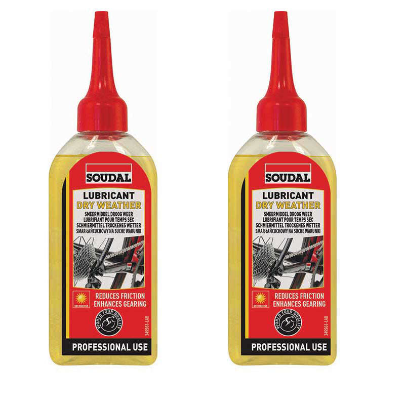 SOUDAL Cycle Lubricant Dry Weather Professional Use 100ml ( 2 Pack )