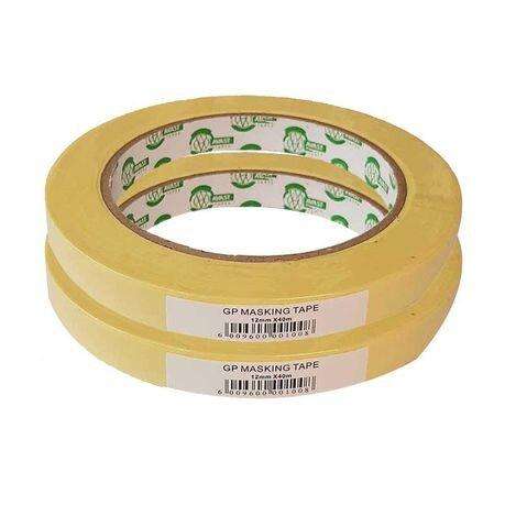 Avast Masking Tape General Purpose 12mmx40m (2Pack)