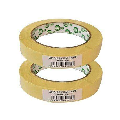 Avast Masking Tape General Purpose 18mmx40m (2Pack)