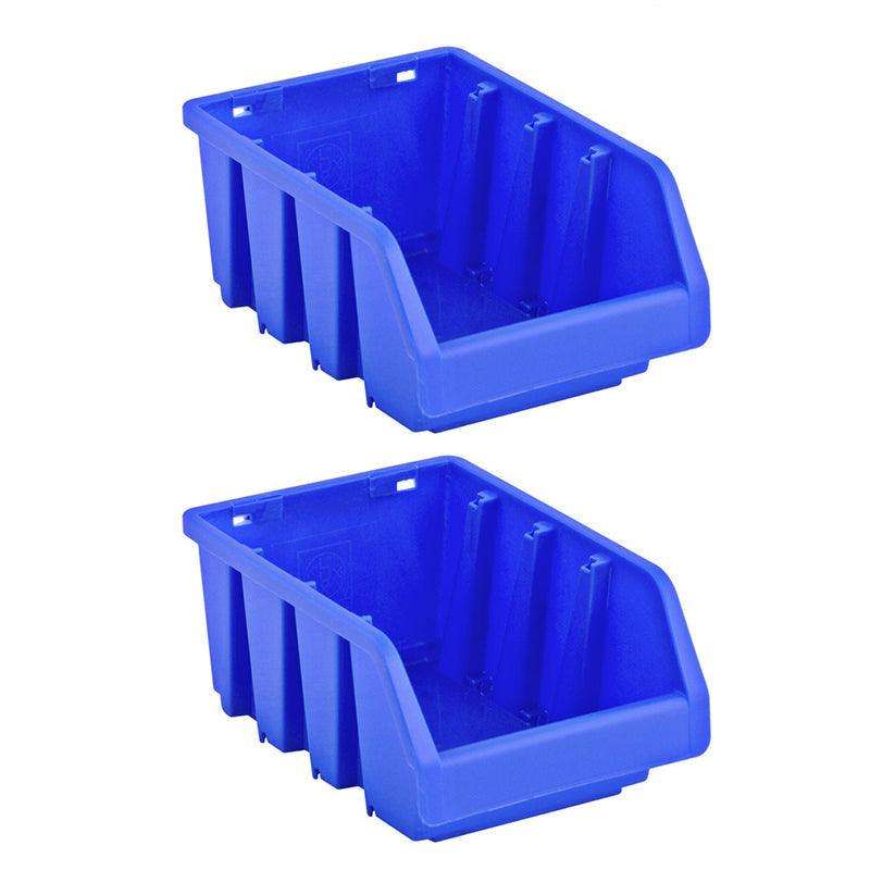 BIG JIM Component Bin 2 Blue 160mm x 115mm x 75mm ( 2 Pack )