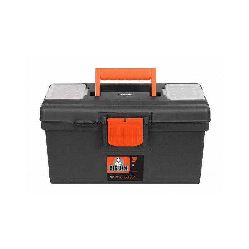 BIG JIM Toolbox Stackable Black 42cm