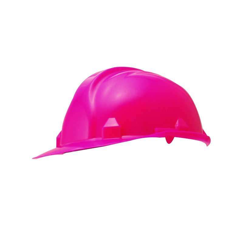 Cap Safety (Peak) Bright Pink Lined