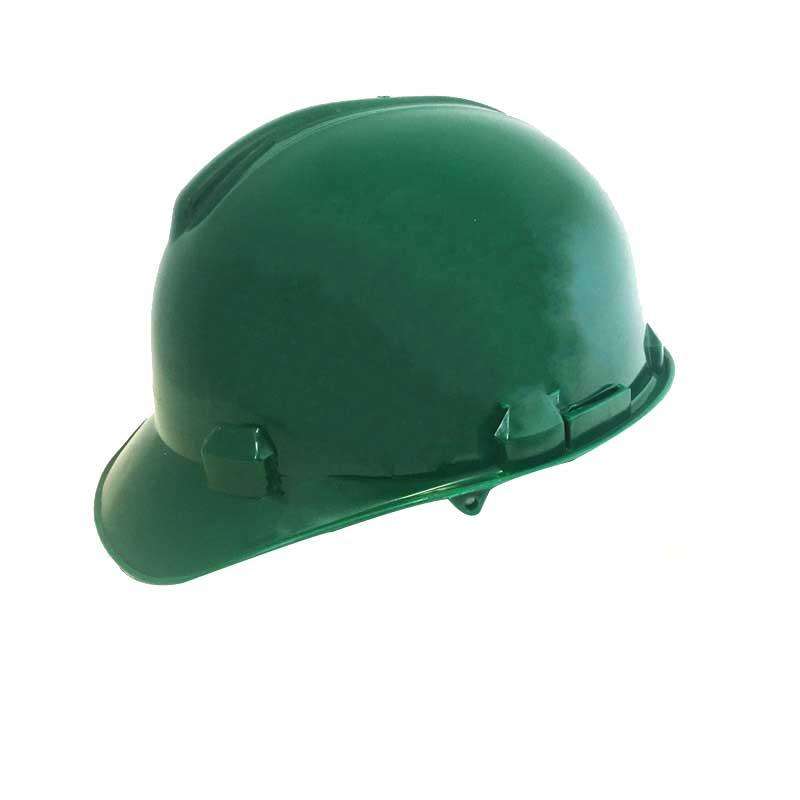 Cap Safety (Peak) Green Lined
